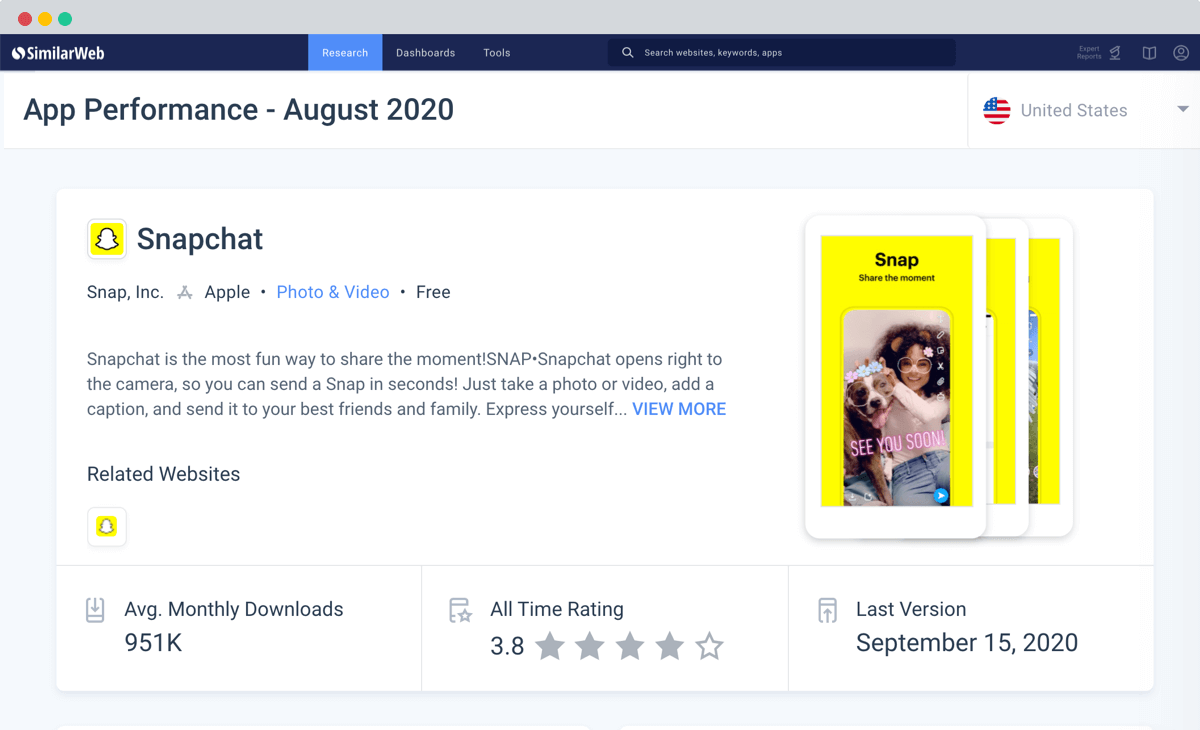 Discover mobile app performance and rankings